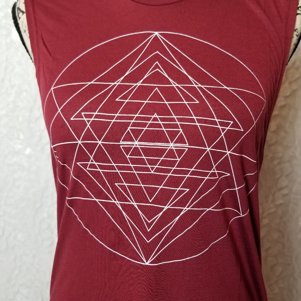 Boho Red Tank Top - Picture 2 of 4